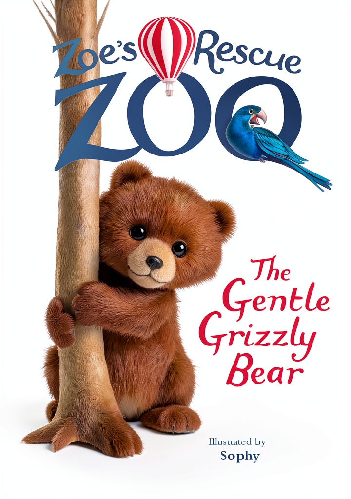 Installing Zoe's Rescue Zoo ebook by Nosy Crow – Enhanced Typesetting, Ages 5-7 on a wooden desk