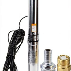 Deep Well Submersible Pump iMeshbean 1HP 110V 4" OD 100FT Power Cord-0