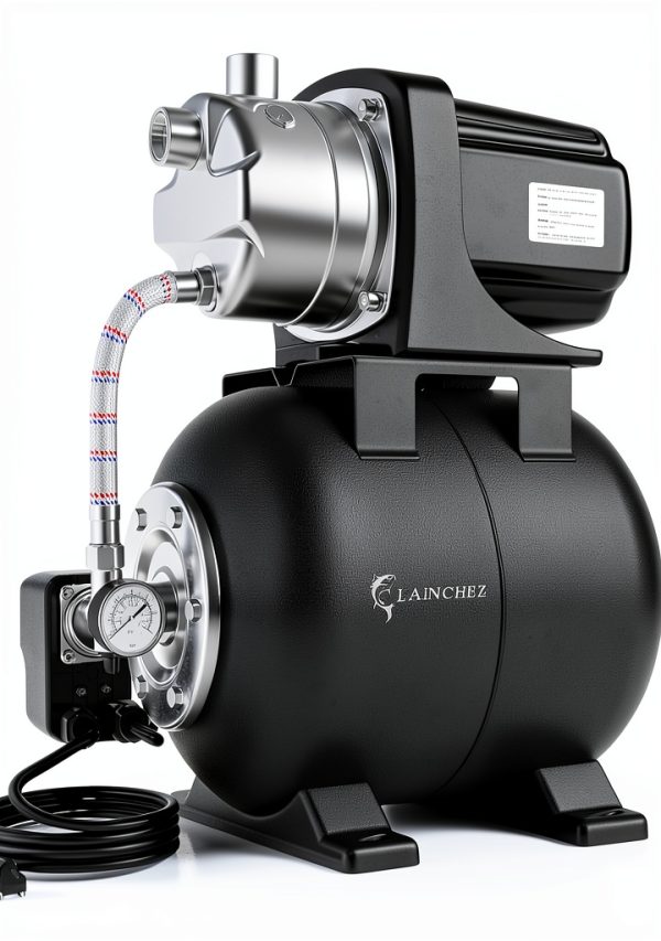 Shallow Well Pump LANCHEZ 1.6HP Stainless Steel Matte Water Pump-0
