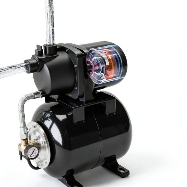 Goplus 1.6HP Shallow Well Pump 1200W Cast Iron Pressure Tank Black-1