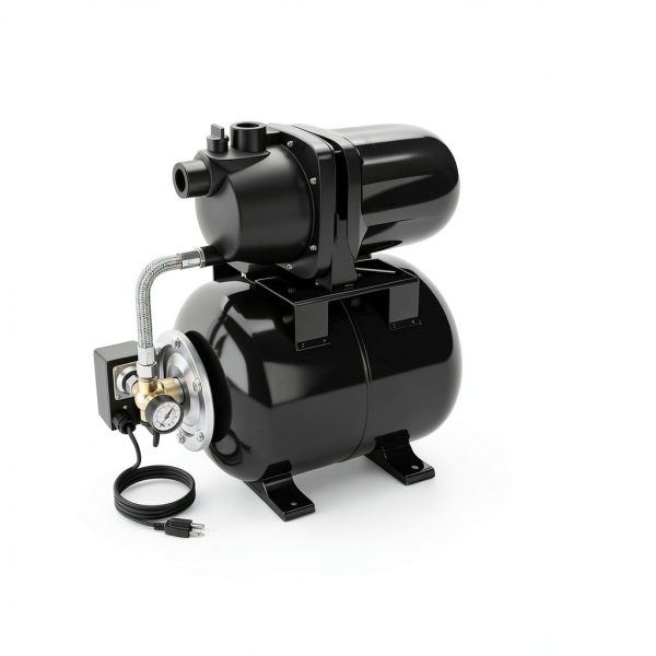 Goplus 1.6HP Shallow Well Pump 1200W Cast Iron Pressure Tank Black-6