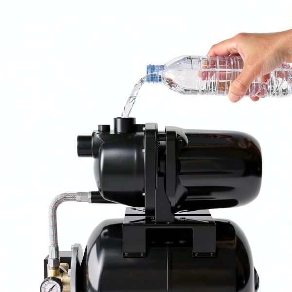 Goplus 1.6HP Shallow Well Pump 1200W Cast Iron Pressure Tank Black-5