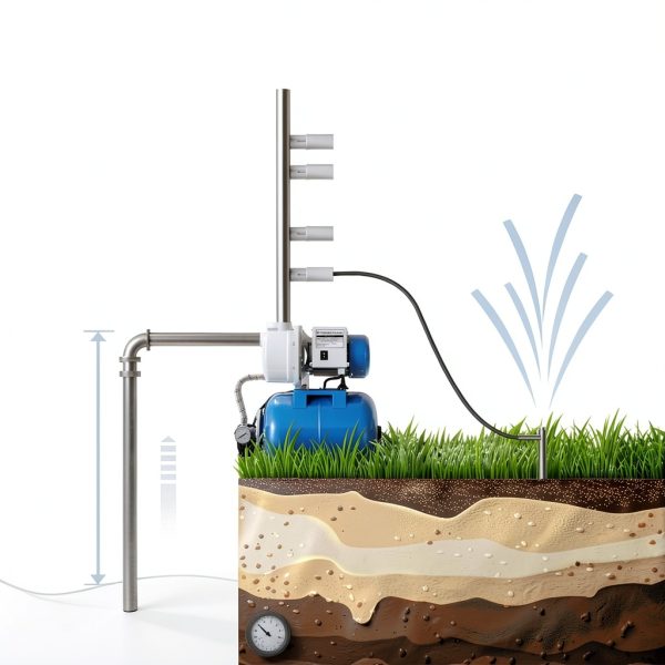 FOTING 1.5HP Shallow Well Pump with Pressure Tank 115V 1340GPH Booster-6