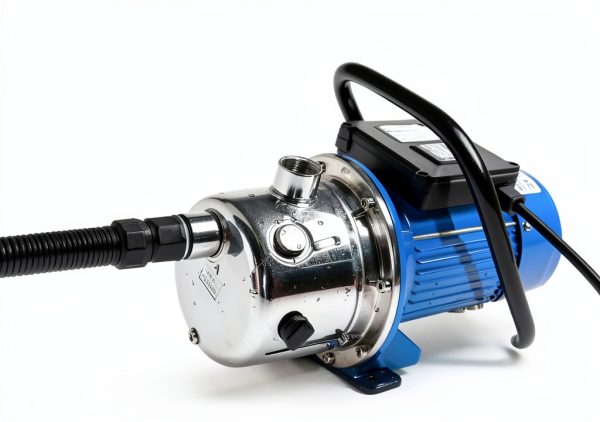 FOTING 1.6HP Shallow Well Pump, 1600GPH Jet Pumps Garden Pump 147FT, Portable 115V Water Transfer Household Draining Irrigation Pumps Stainless Steel for Garden Lawn Farm-3