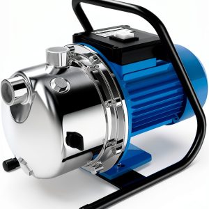 FOTING 1.6HP Shallow Well Pump, 1600GPH Jet Pumps Garden Pump 147FT, Portable 115V Water Transfer Household Draining Irrigation Pumps Stainless Steel for Garden Lawn Farm-0