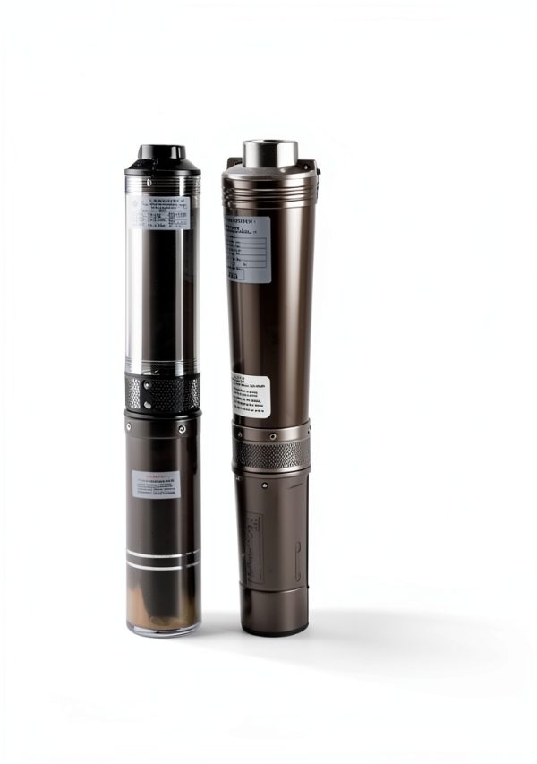 Hallmark Industries MA0414X-7 Deep Well Submersible Pump, 1 hp, 110V, 60 Hz, 33 GPM, 207' Head, Stainless Steel, 4"-3