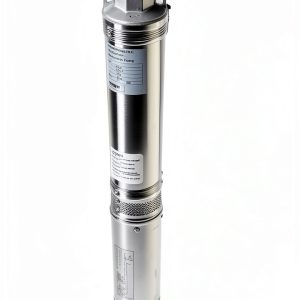Hallmark Industries MA0414X-7 Deep Well Submersible Pump, 1 hp, 110V, 60 Hz, 33 GPM, 207' Head, Stainless Steel, 4"-0